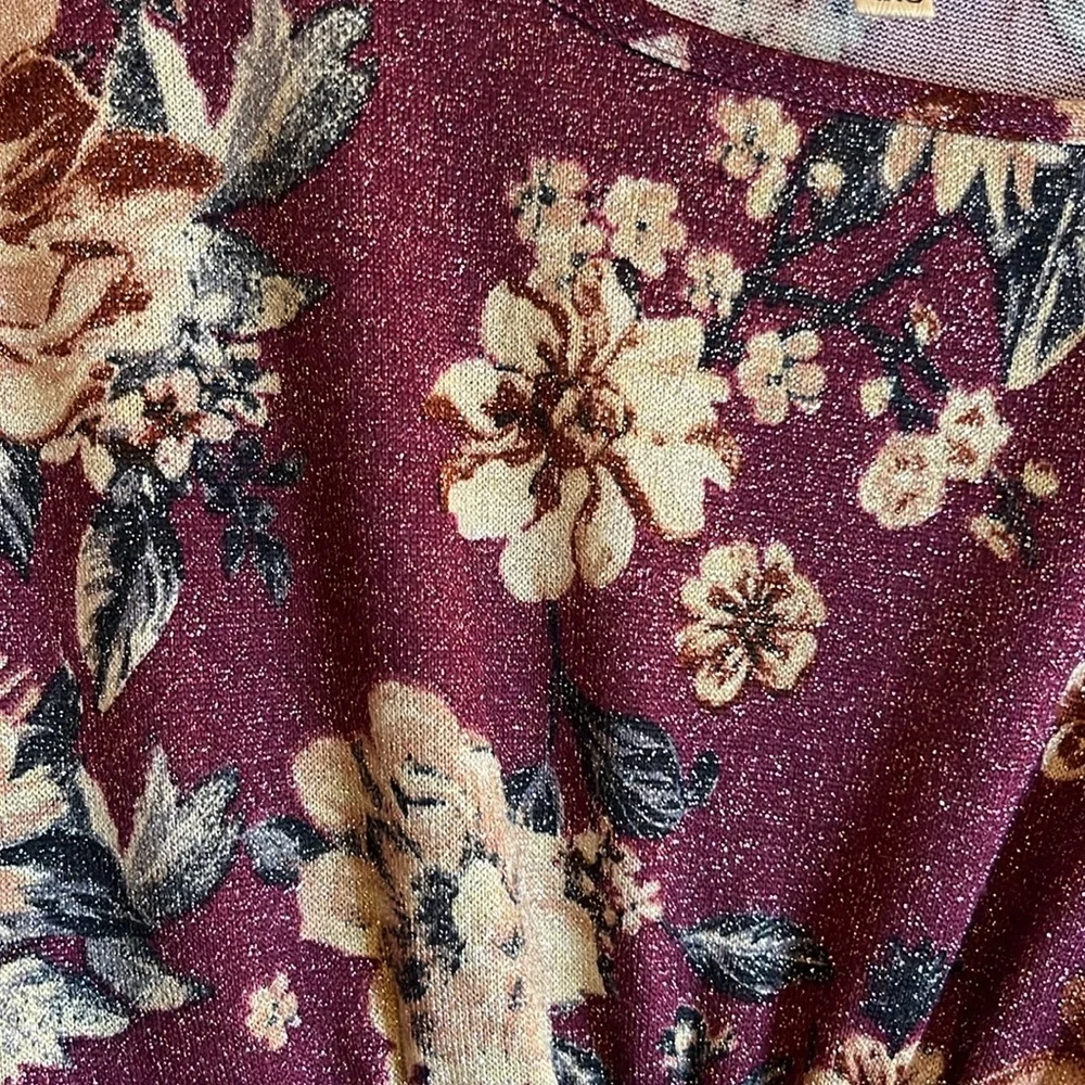 Gorgeous JUNIORS BEBOP SPARKLE FLORAL SWING DRESS XXS - Picture 7 of 16